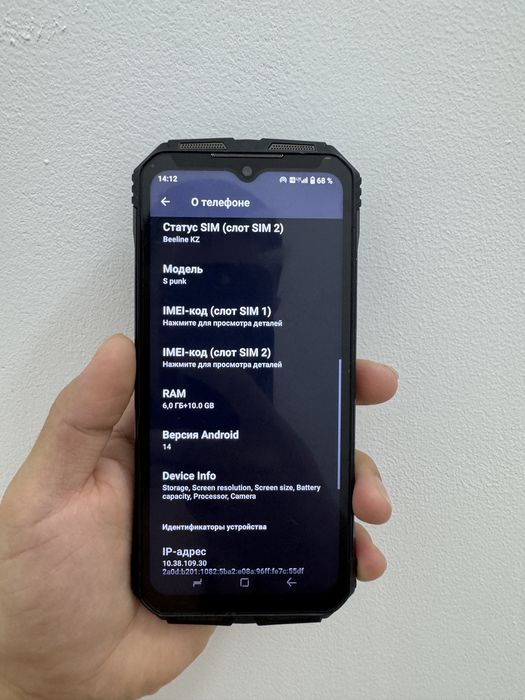 Смартфон DOOGEE S PUNK 6 ГБ/256 ГБ
