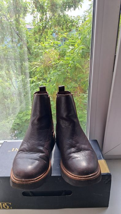 Ботинки кожанные Clarks