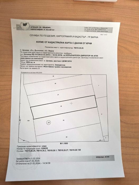 Продава се Земеделски имот в Варна, Колхозен пазар -  кв.м за 2186 €/дка - Снимка #1