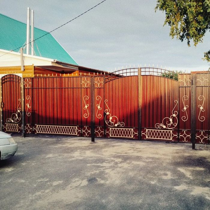 Ворота с установкой