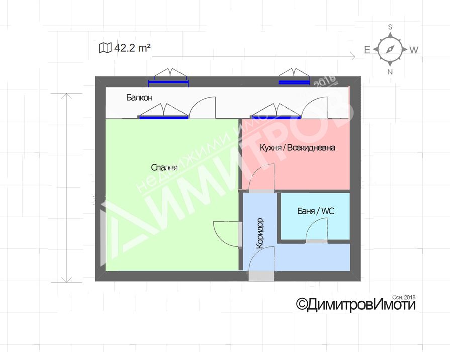 Продава се Едностаен апартамент в Нови пазар - 41 кв.м за 523 €/кв.м - Снимка #15