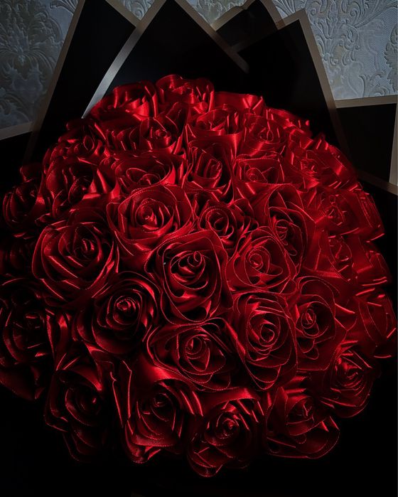 атласные розы/ цветы