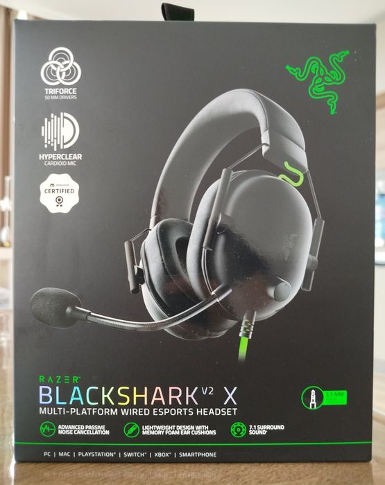 Слушалки Razer Blackshark V2 X black