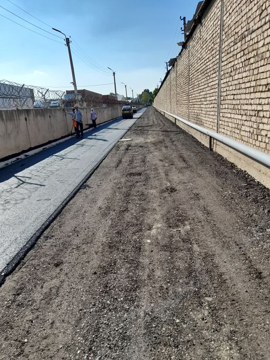 Асфальт киламиз Асфальтирований дорог Asfalt ishlari arzon va sifatli