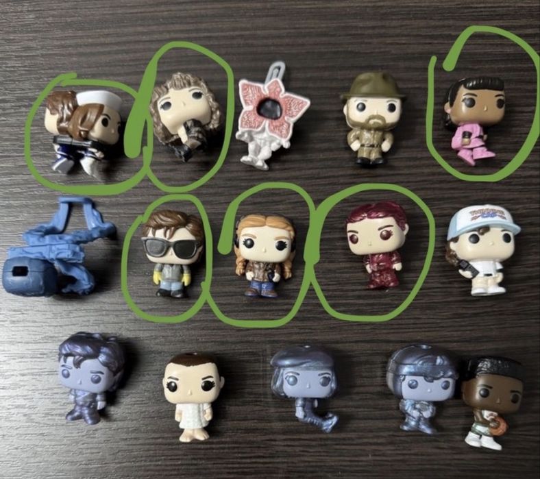 Figurine Stranger Things, Kinder Joy - 6 piese