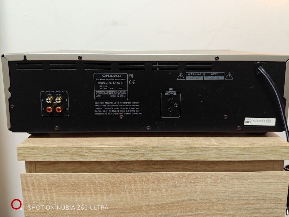 Onkyo TA6711 cap de serie