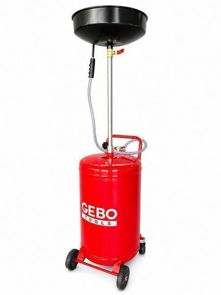 Пневматична масларка за отработено масло gebo tools 70 л със съд за съ