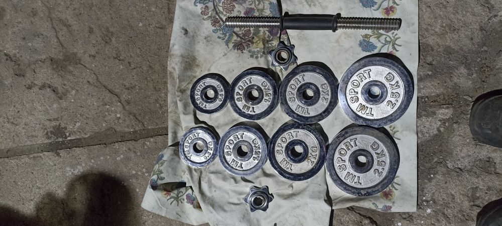 Гантели одна гантеля без пары 15кг