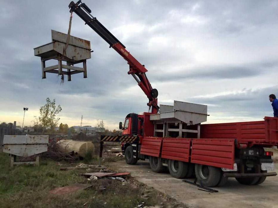 Inchiriere camion cu macara - Automacara - Premium Utilaje - Bucuresti - non stop