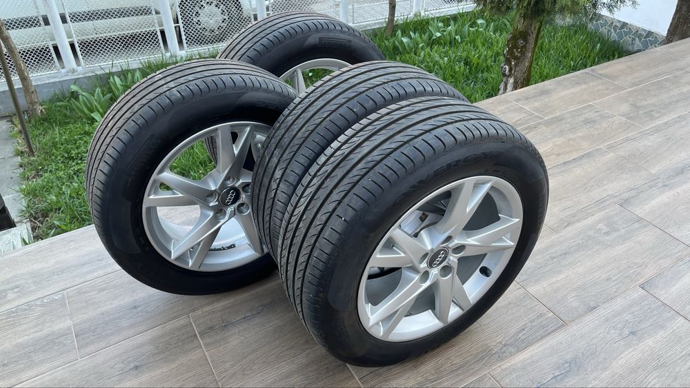 Jante Audi R17 Anvelope 2024 vară/Roți Audi A4(B8,B9) A5 A6 Q5 Pirelli