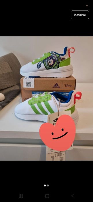 Papuci adidas mărimea 21