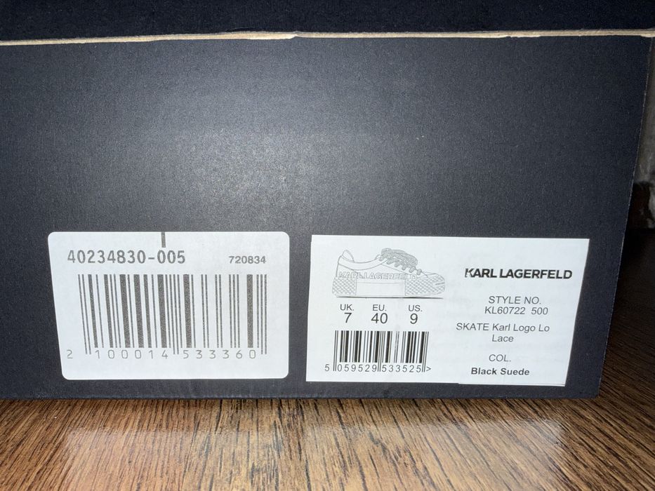 Karl Lagerfeld  Skate Sneakers, 40