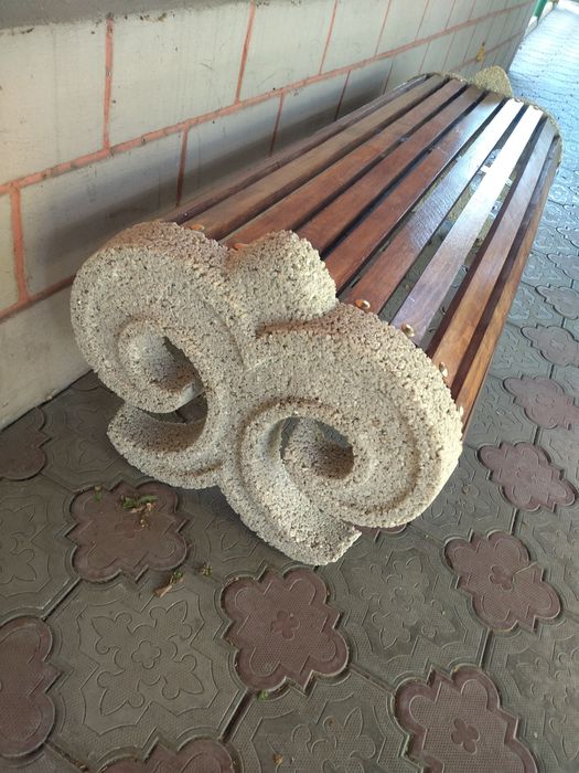 Скамейки из искусственного камня