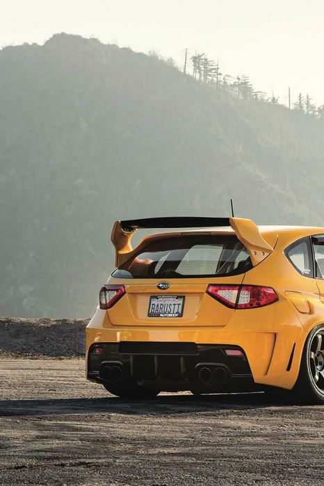 Бампер задний SYMS для Subaru Impreza GRB