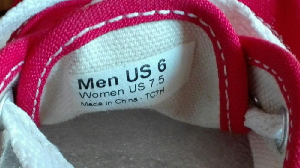 Vans гуменки червени, номер 38 ,uk 5 - унисекс