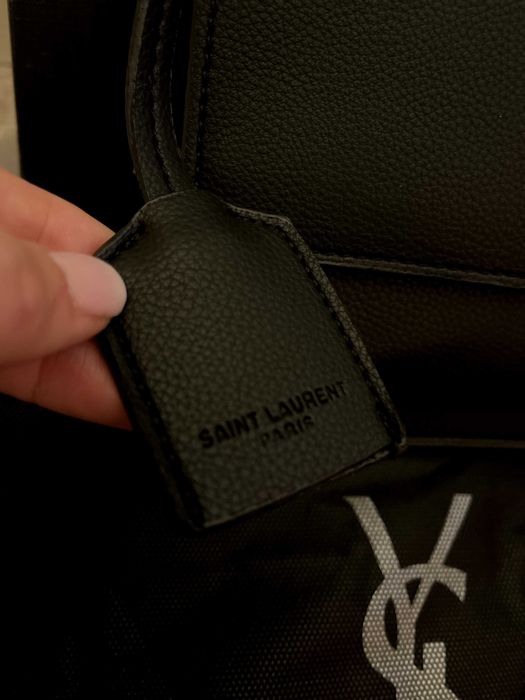 Geantă/Poșetă Yves Saint Laurent YSL Sunset black 25x17x8