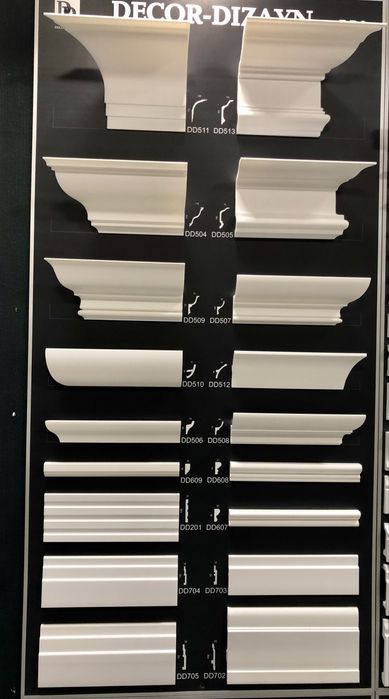 Плинтус Молдинг Панель Лувер 3D декор для стен Галтель Карниз