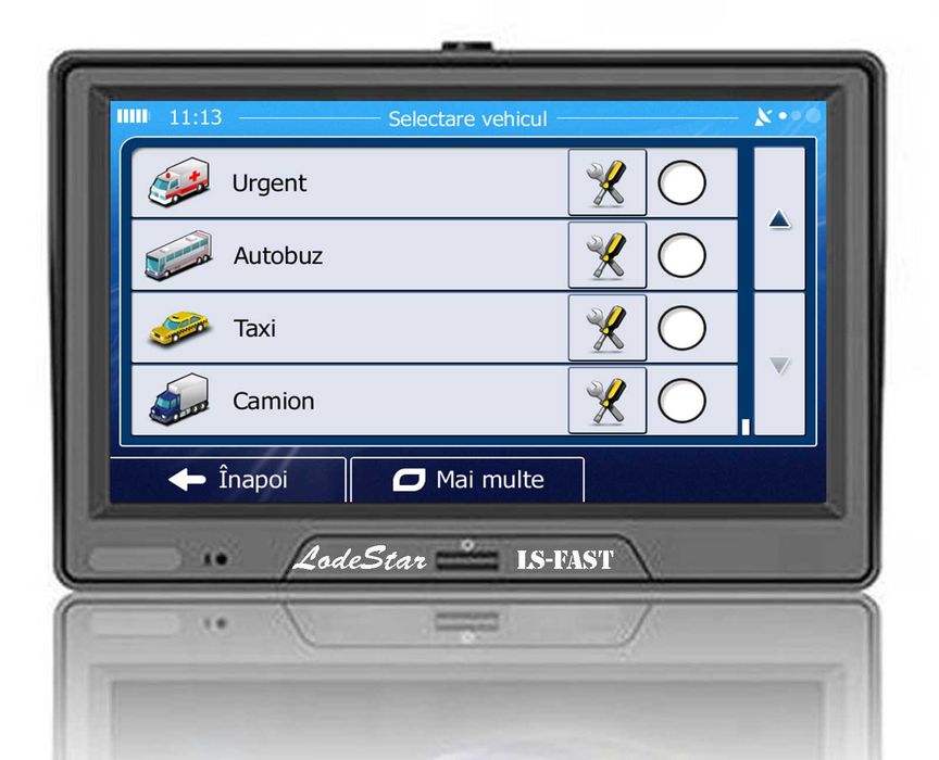 GPS Navigatie 7 inch Camion/TIR, full Europa 2026, 512MBRAM+16GbFLASH