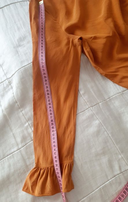 Cămașă Patrizia Pepe 100% mătase naturală M XS S premium designer Italia bluza dama, volanenoua