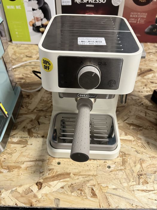 Espressor Manual De'Longhi Stilosa EC260.W, 15 bari, Alb