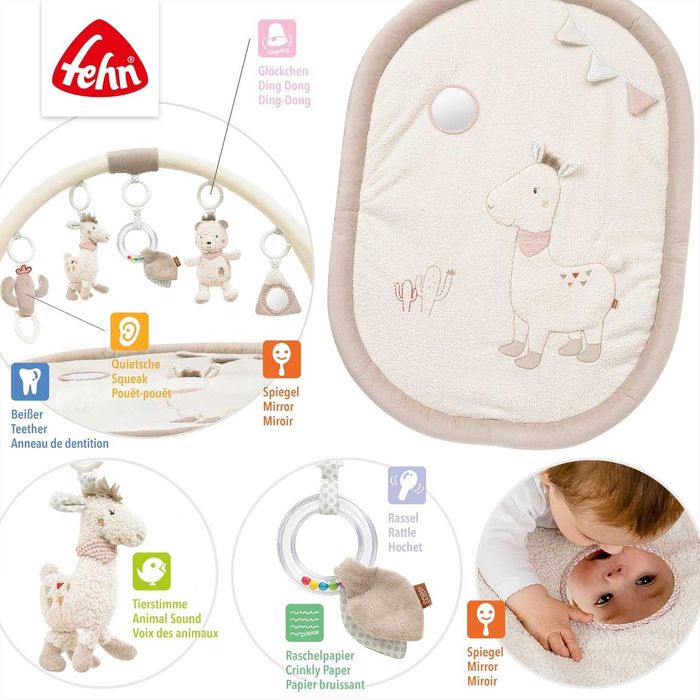 Salteluta de joaca Fehn Peru ,de la 0 luni Dimensiune: 80 x 105 cm