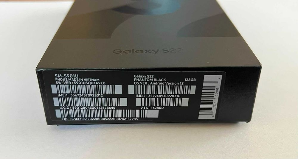 Oтключен SAMSUNG GALAXY S22 Чисто Ново