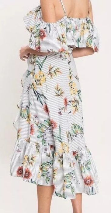 Дълга красива рокля на цветя Sheike 8