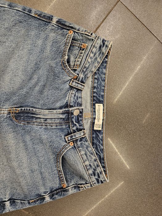 STRADIVARIUS къса дънкова пола S-38