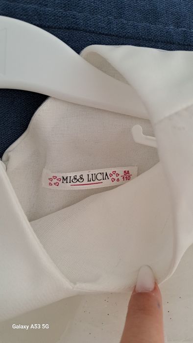 Rochita tull fetita de ocazie + bolero blanita ca noi