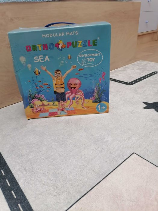 килим за игра Ortho Puzzle - Микс, море