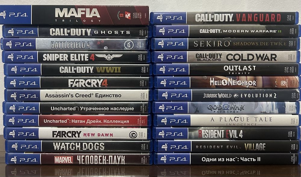 Игры на дисках пс5 пс4