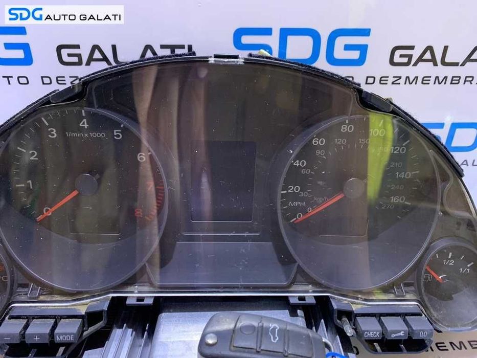 Kit Pornire Complet ECU Calculator Motor Cip Cheie si Imobilizator Audi A4 B7 2.0 TFSI BWE 2005 - 2008 Cod 8E0910115K 0261S02210 [LC1337]