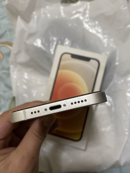 Айфон 12 ақ түсті 128 гБ