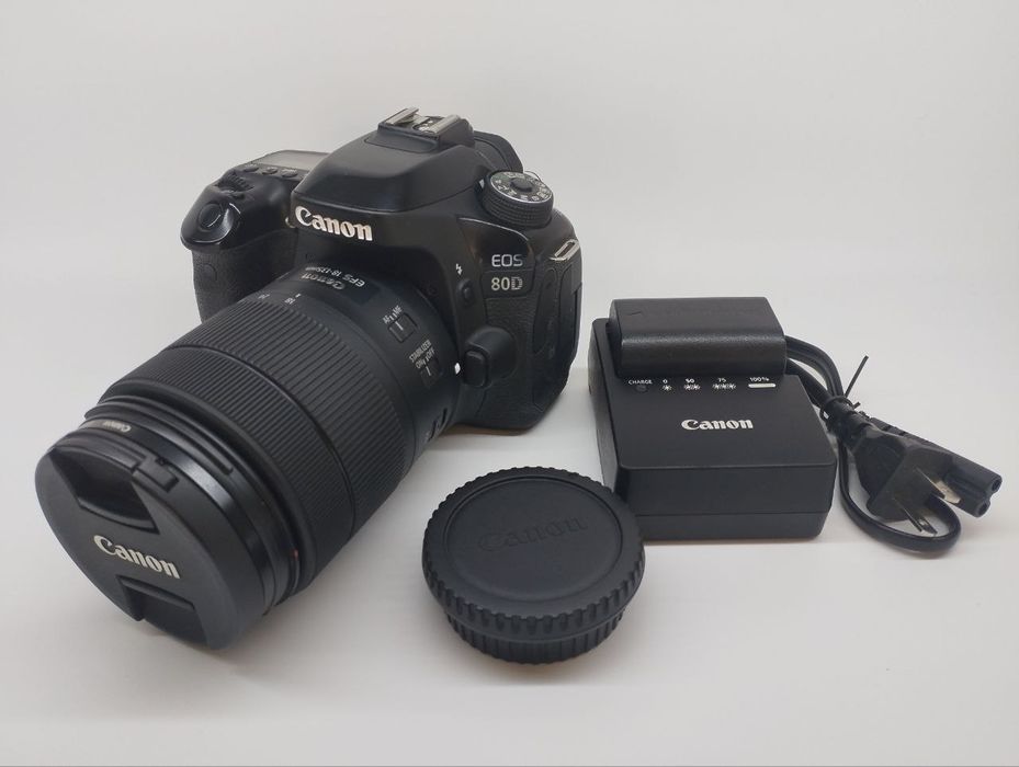 Canon EOS 80D Kit, yaxshi holatda