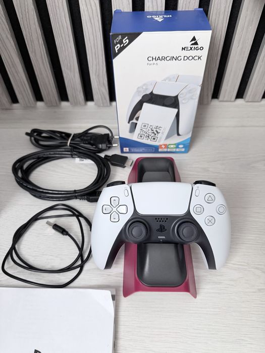 PS5 - PlayStation 5 Slim Digital 1TB + dock + 35 jocuri