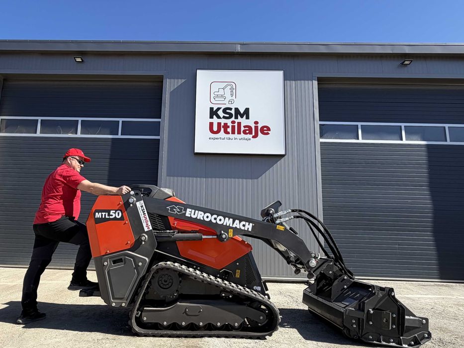 Mini încărcător pe șenile Eurocomach MTL50 (1.7t) - Motor Kubota, Nou