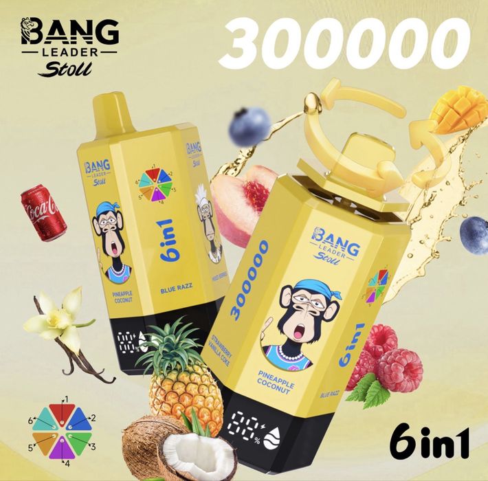 VAPE 300.000 puffs, 6 in 1