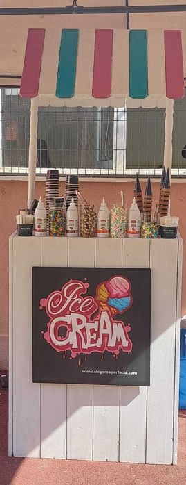 Ice cream bar vitrina de inghetata pentru evenimente