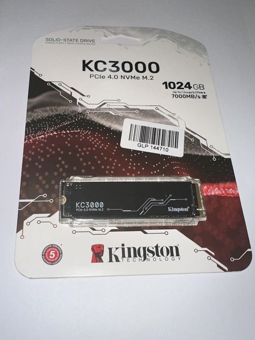 SSD (NVMe Gen4) 1TB Kingston KC3000 M.2 

Характеристики:


Форм факто