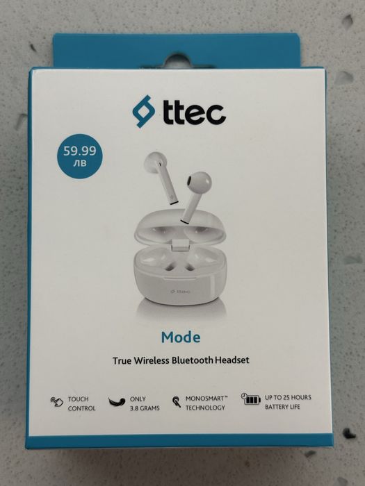 Безжични слушалки ttec Mode (True Wireless)