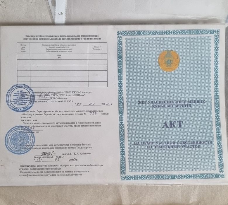 Земельный участок