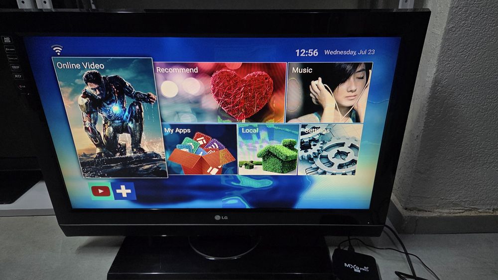 *️⃣ LG 94см + Андроид Приставка/ QTV