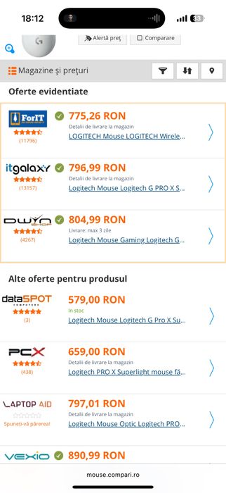 Mouse Gaming Logitech G Pro x Superlight