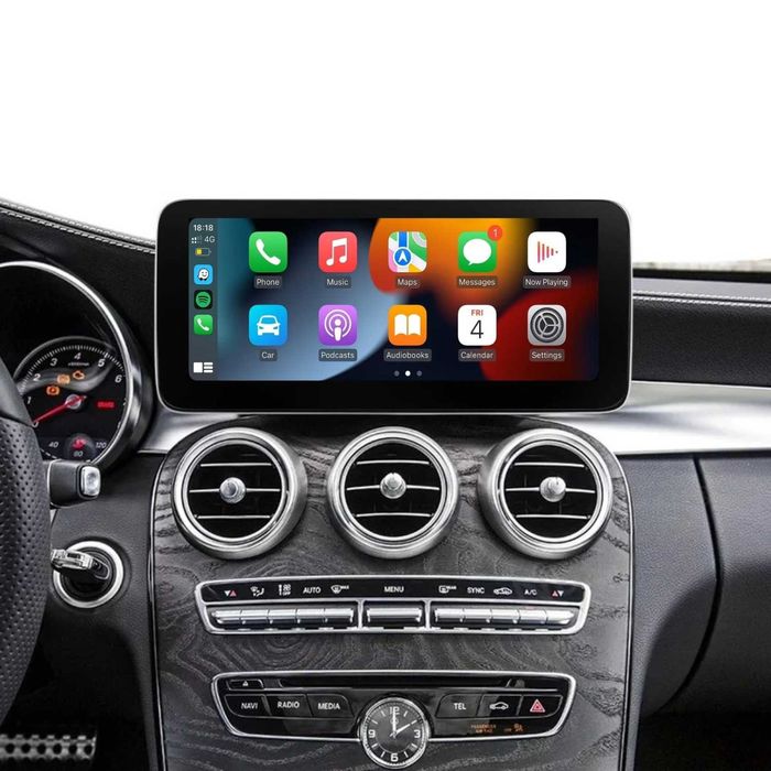 Navigatie Android Mercedes C / GLC 12.3" CarPlay&Android Auto 8+128GB