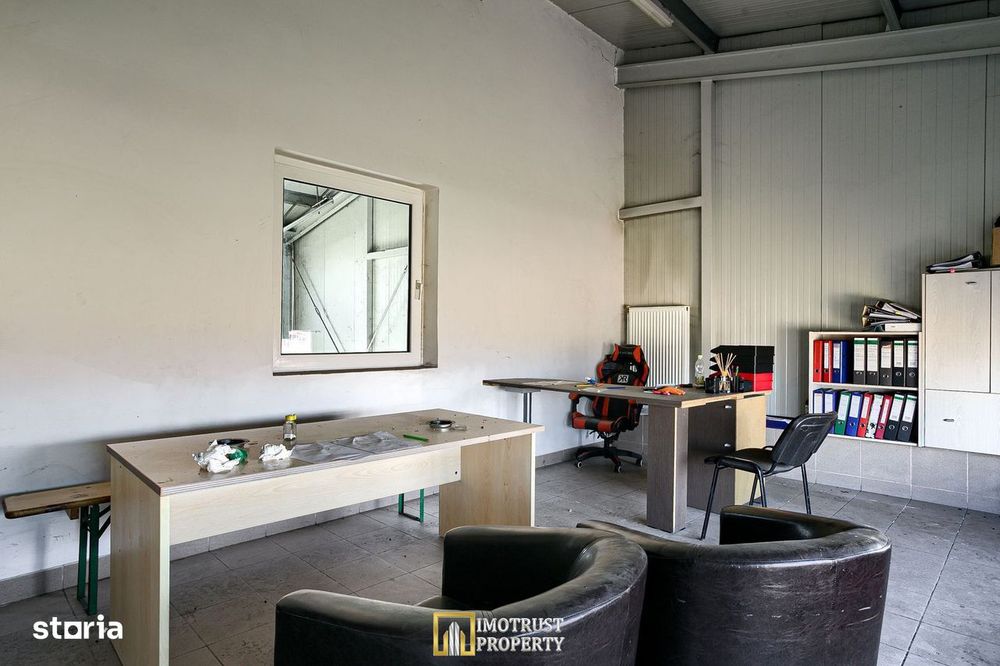 Hală industrială de închiriat în Horia, Arad – 367 mp, acces TIR - Widok 6