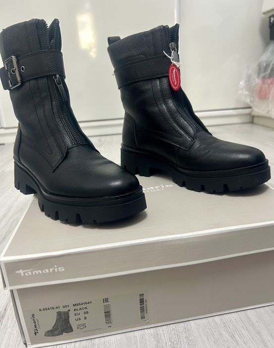 Ghete piele naturala Tamaris noi