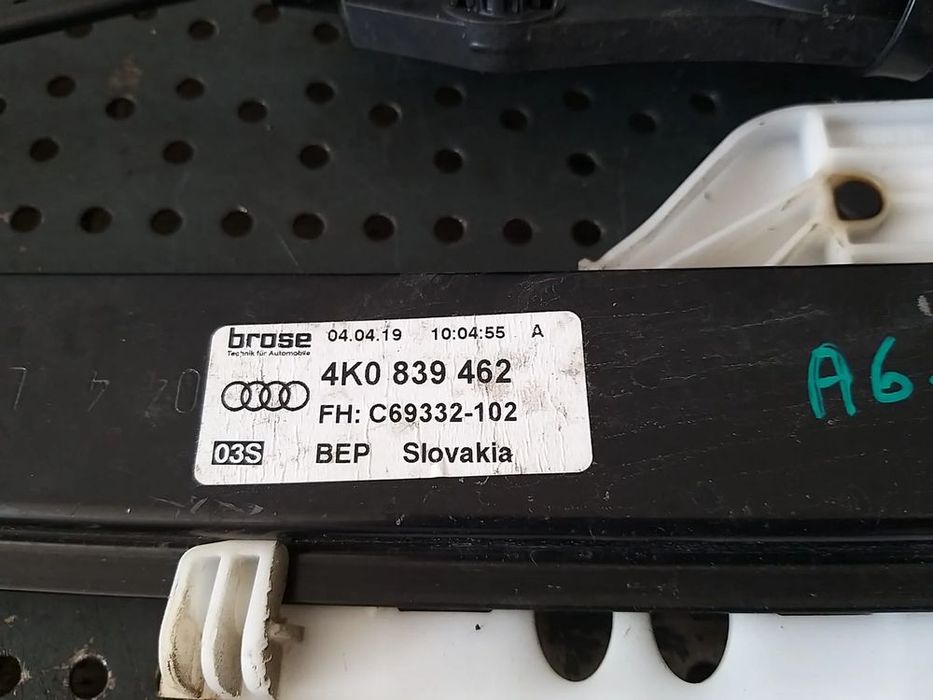 Macara geam dreapta spate audi a6 c8 4k 4k0839462 c69332102