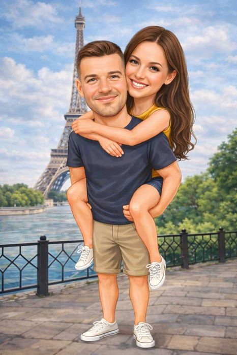 Персонализиран подарък Карикатура / Шарж по снимка Оригинален подарък