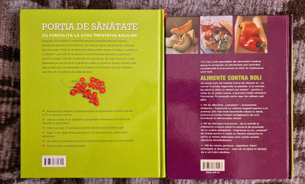Carti de sanatate si nutritie-4 bucati