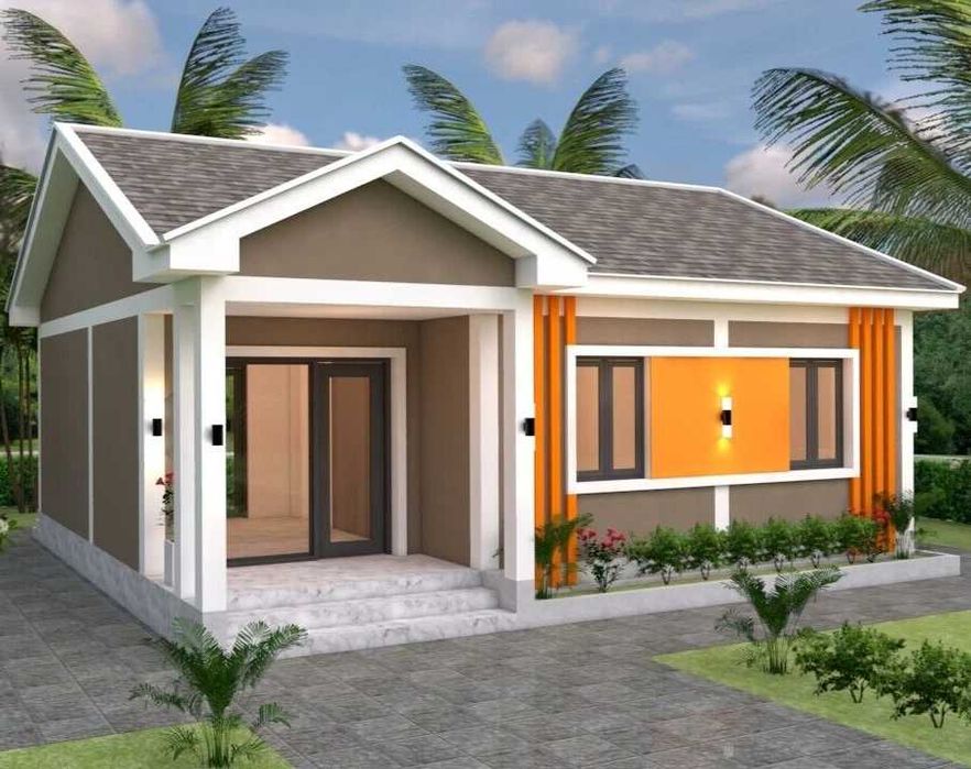 НА ИЗПЛАЩАНЕ - Луксозна сглобяема къща с 2 спални, 63 кв. м